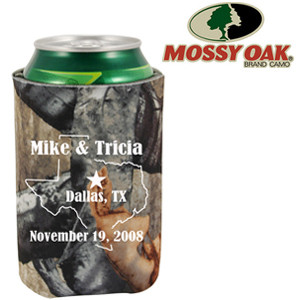 Promotional Koozies: Mossy Oak TM Collapsible Can Coolies